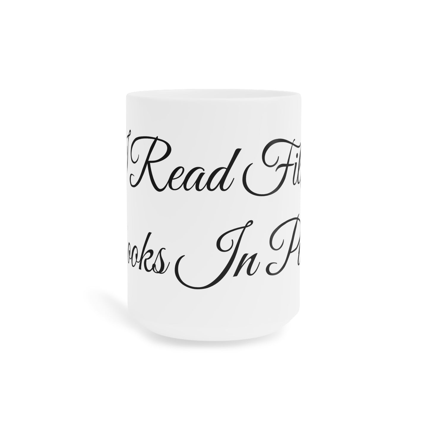 I Read Filthy Books In Public